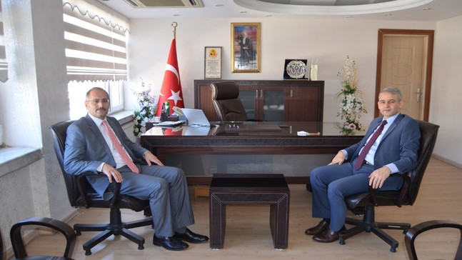 Kaymakam Bilgin’den Kaymakam Güven’e ziyaret
