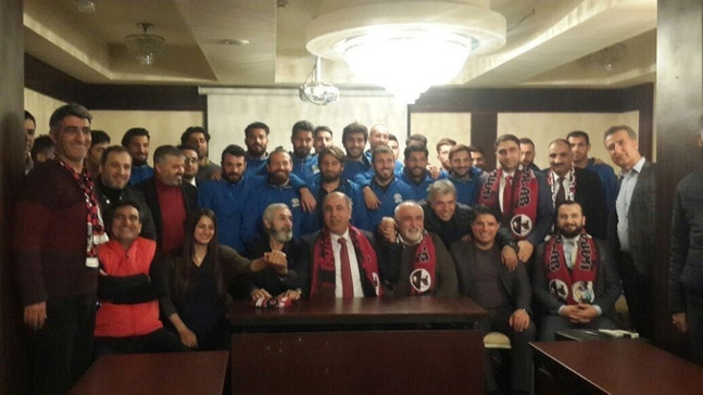 Van Büyükşehir Belediyespora destek ziyareti
