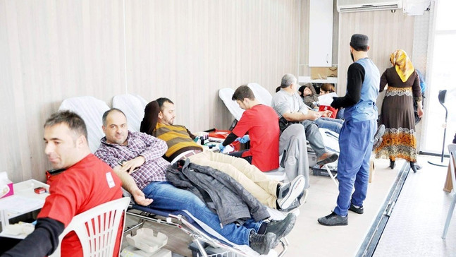 15 günde bin 200 ünite kan toplandı
