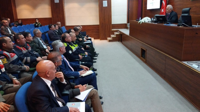 Mersin’de Öğrenci Taşıma Güvenliği toplantısı yapıldı
