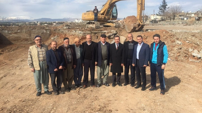 Başkan Akel  ilçedeki yatırımları inceledi
