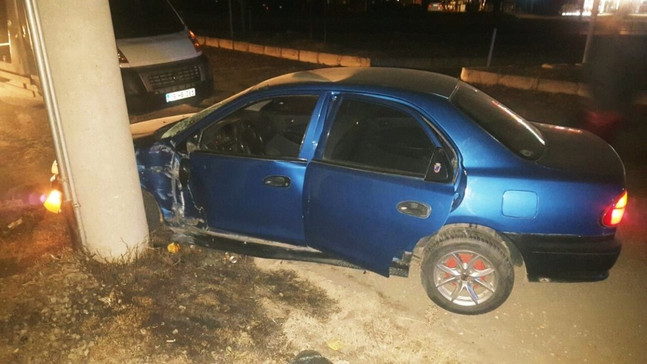 Direğe çarptı, Osmancık’ı elektriksiz bıraktı
