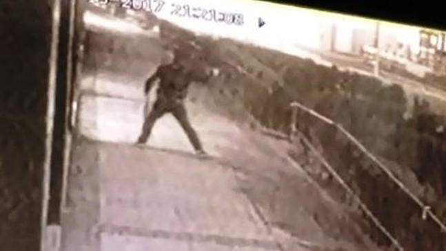 Banka ve ATM saldırganı güvenlik kamerasında
