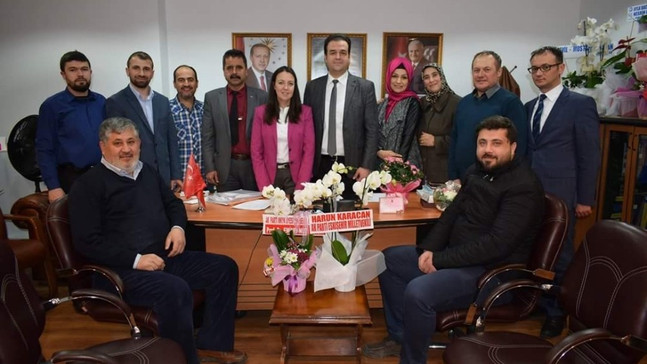 Başkan Yalçın’a ziyaretler sürüyor
