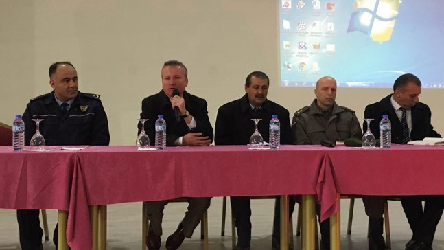 Dinar’da “öğrenci taşıma güvenliği” toplantısı yapıldı

