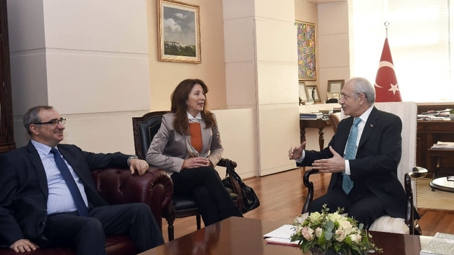 Kılıçdaroğlu, İsrail Büyükelçisi Naeh ile görüştü