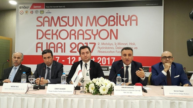 2017’nin en yeni tasarımları “Samsun 2.Mobilya Dekorasyon Fuarı”nda
