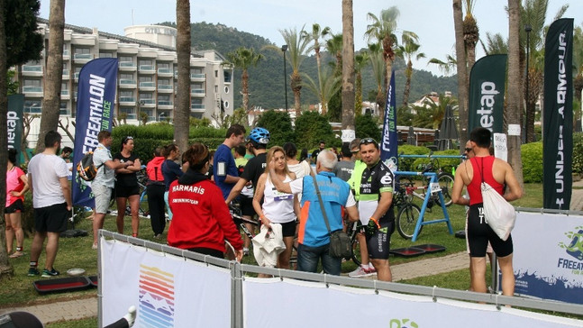 Marmaris'te Freeathlon Fun-Race heyecanı