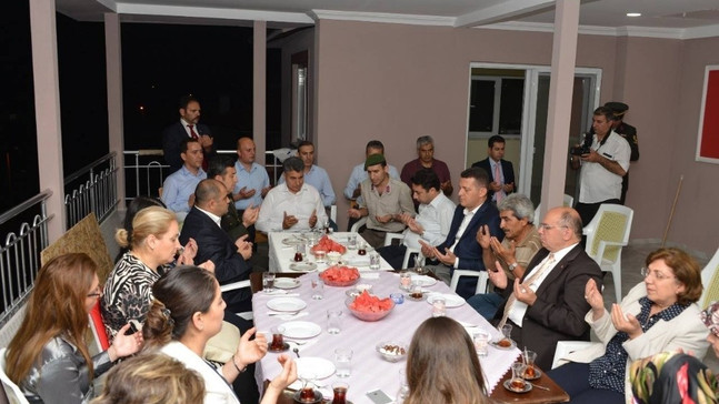 Ortaca’da şehit polis için iftar yemeği 