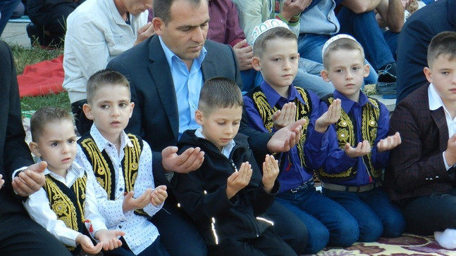 Kosova’da ramazan bayramı sevinci
