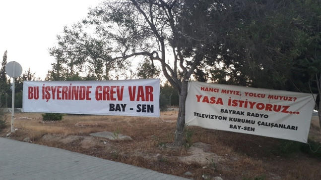 KKTC’de Bay-Sen’den grev kararı
