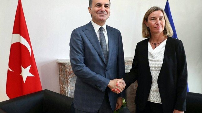 Bakan Çelik, Mogherini ile görüştü
