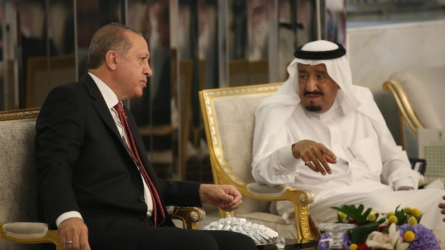 Cumhurbaşkanı Erdoğan, Suudi Arabistan Kralı Abdülaziz ile görüştü
