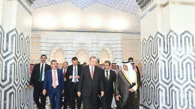 Cumhurbaşkanı Erdoğan, Suudi Arabistan’da
