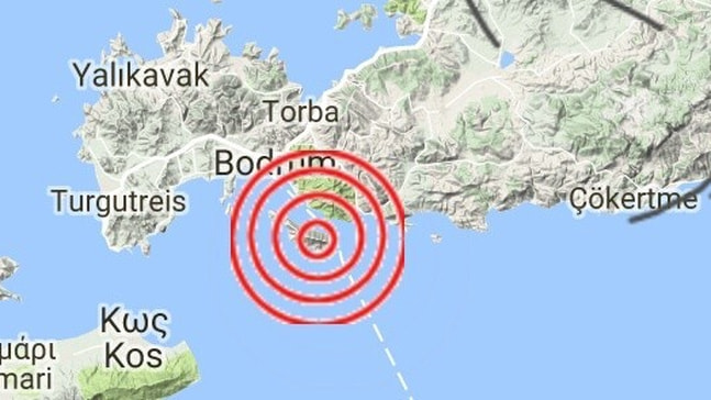 Ege Denizi’de 4.0 büyüklüğünde deprem