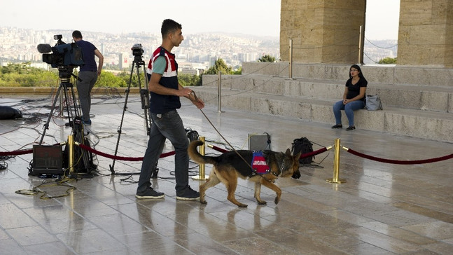 Anıtkabir’de yoğun güvenlik önlemleri