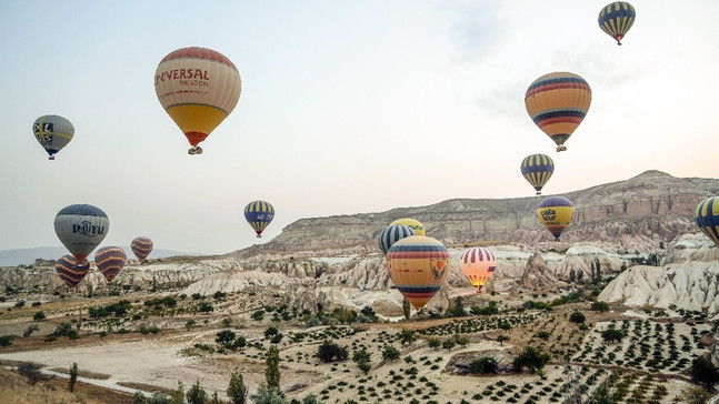 Kapadokya’da balon turu 