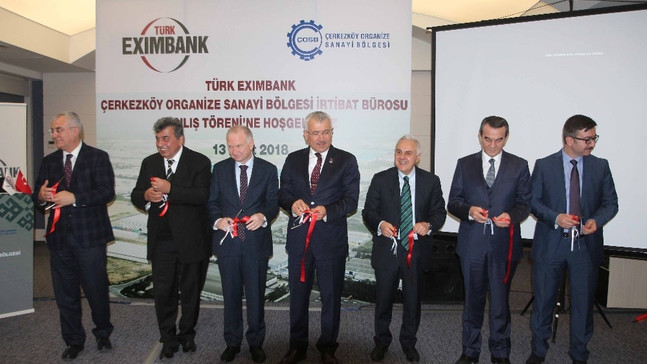 Türk Eximbank, Çerkezköy OSB’de irtibat ofisini açtı
