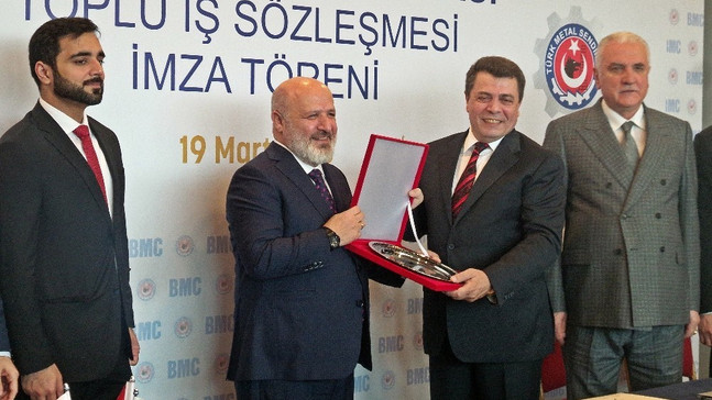 BMC - Türk Metal Sendikası toplu iş sözleşmesi imza töreni yapıldı
