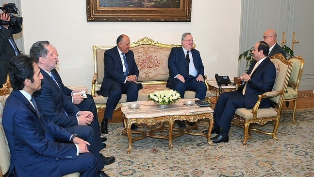Mısır Devlet Başkanı Abdülfettah es-Sisi, Yunanistan Dışişleri Bakanı Nikos Kocyas’ı kabul etti
