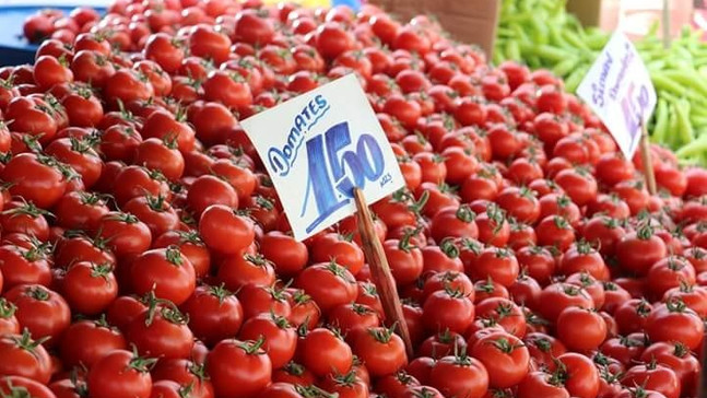 Domatesin fiyatı vatandaşın yüzünü güldürüyor
