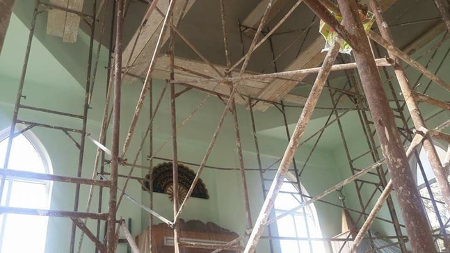 Daday’da tadilata alınan cami, ibarete kapatıldı
