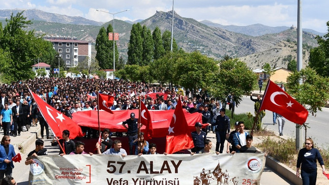 Tunceli’de ‘57. Alay Vefa Yürüyüşü’
