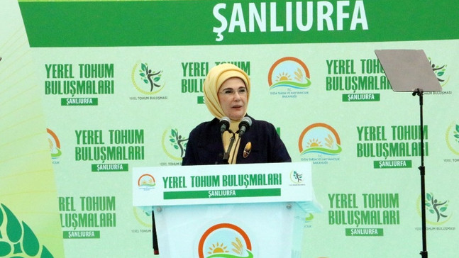 Emine Erdoğan Şanlıurfa’da 3. Yerel Tohum Buluşmaları’na katıldı
