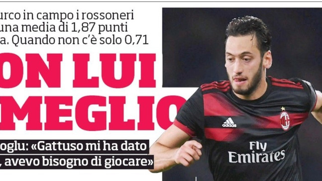 Hakan Çalhanoğlu: “Gattuso oyun kaliteme güvendi”
