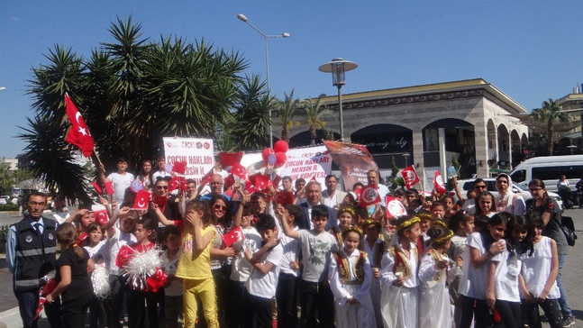 Mersin’de çocuk şenliği düzenlendi
