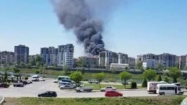 Samsun’da çatı yangını korkuttu
