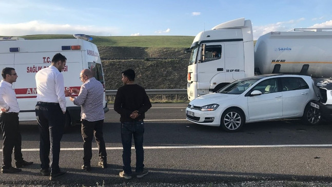 Horasan’da trafik kazası: 2 yaralı
