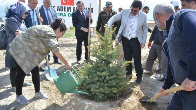 Şehit Adem Akpınar’ın ismi hatıra ormanında yaşatılacak
