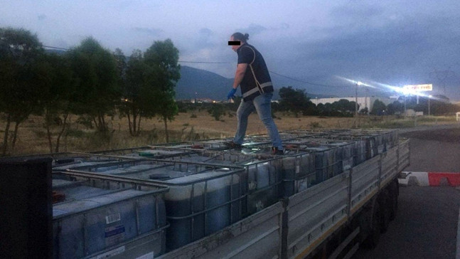 19 bin litre kaçak akaryakıt ele geçirildi