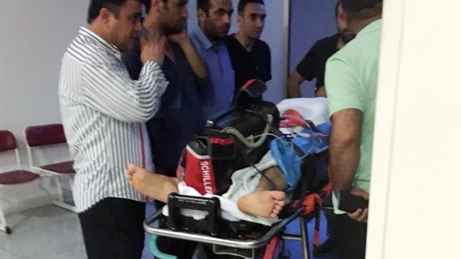 Suruç’taki kavgada ağır yaralanan bir kişi uçak ambulansla Ankara’ya götürüldü
