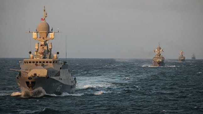 Rus savaş gemileri Akdeniz’e ulaştı