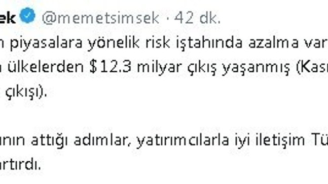 Başbakan Yardımcısı Şimşek: “TCMB’nin attığı adımlar Türkiye’nin nisbi performansını artırdı”
