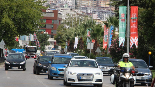 Samsun’da trafiğe kayıtlı araç sayısı 348 bin 351 oldu
