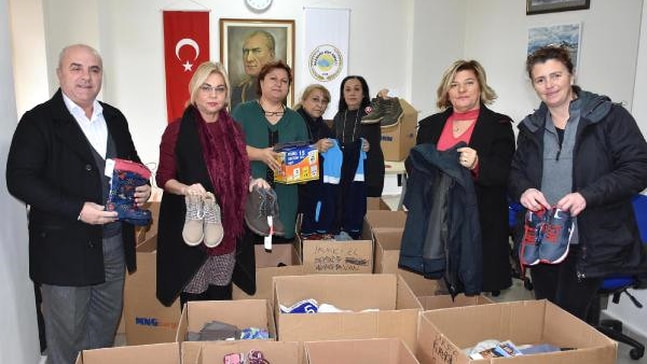 Marmaris'ten Erciş'teki Öğrencileri Isıtacak Yardım