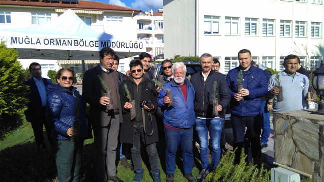 2019 Yılının Son gününde Fidan dağıttılar
