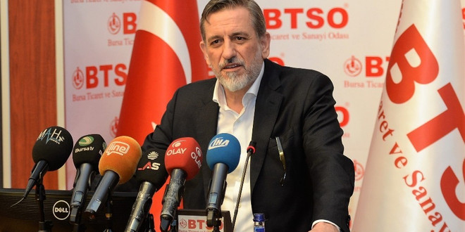 BTSO Yönetim Kurulu Başkanı İbrahim Burkay:
