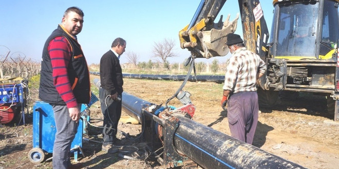 Sarıgöl yeni sezonda kapalı sistem sulama ile tanışacak
