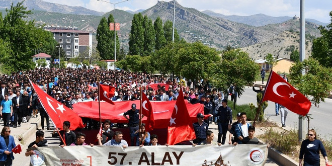 Tunceli’de ‘57. Alay Vefa Yürüyüşü’
