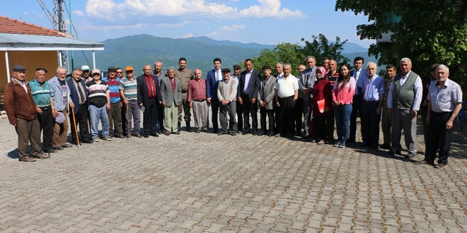 Kaymakam Demirel Nodullar Köyünde halkla buluştu
