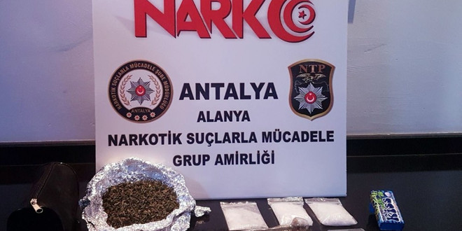 Alanya’da uyuşturucu operasyonu: 8 gözaltı
