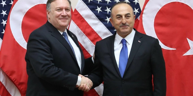 Dışişleri Bakanı Çavuşoğlu, ABD Dışişleri Bakanı Pompeo ile görüştü
